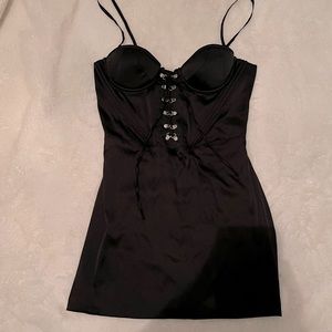 Ohpolly black mini dress